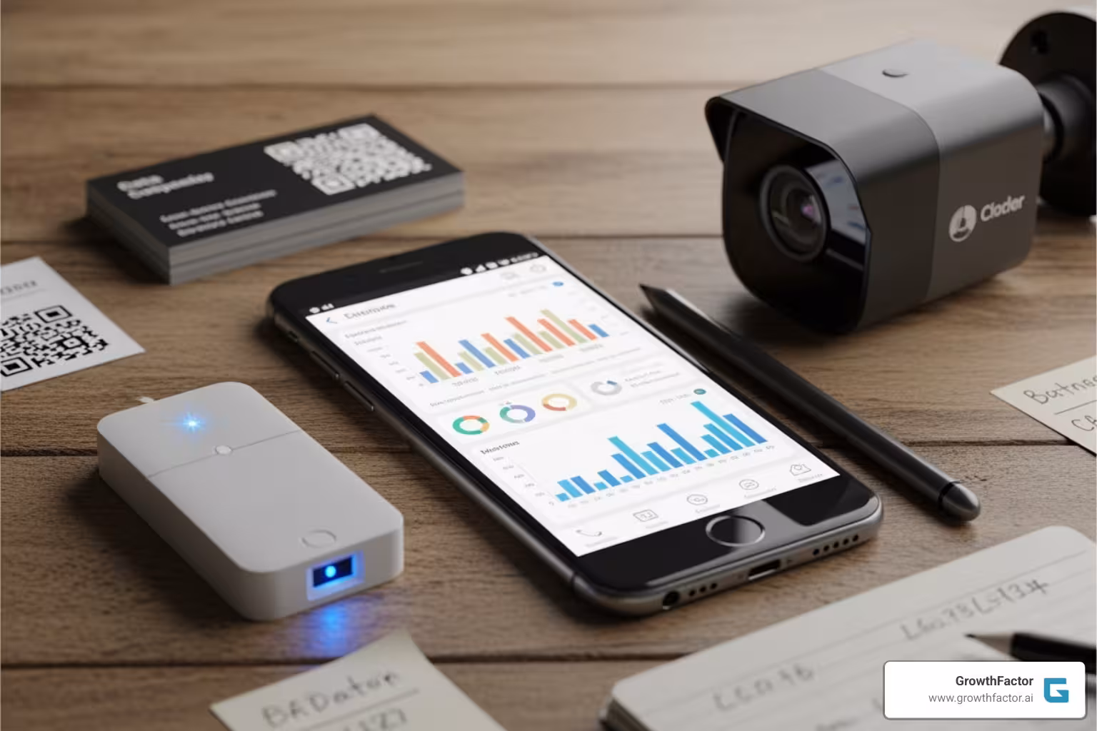 various data collection methods including mobile phones, sensors, and cameras - Foot traffic analysis?